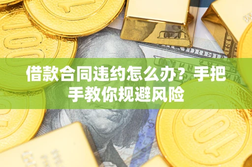 济南借款合同违约怎么办？手把手教你规避风险
