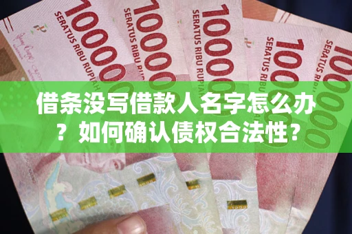 济南借条没写借款人名字怎么办？如何确认债权合法性？