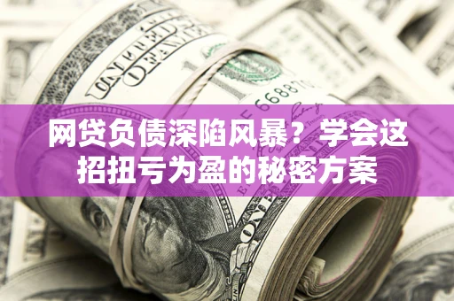 济南网贷负债深陷风暴？学会这招扭亏为盈的秘密方案