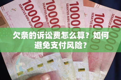 济南欠条的诉讼费怎么算？如何避免支付风险？